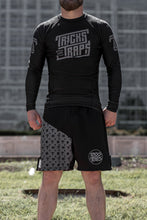 Load image into Gallery viewer, Black and silver no-gi jiu jitsu set by Tricks and Traps