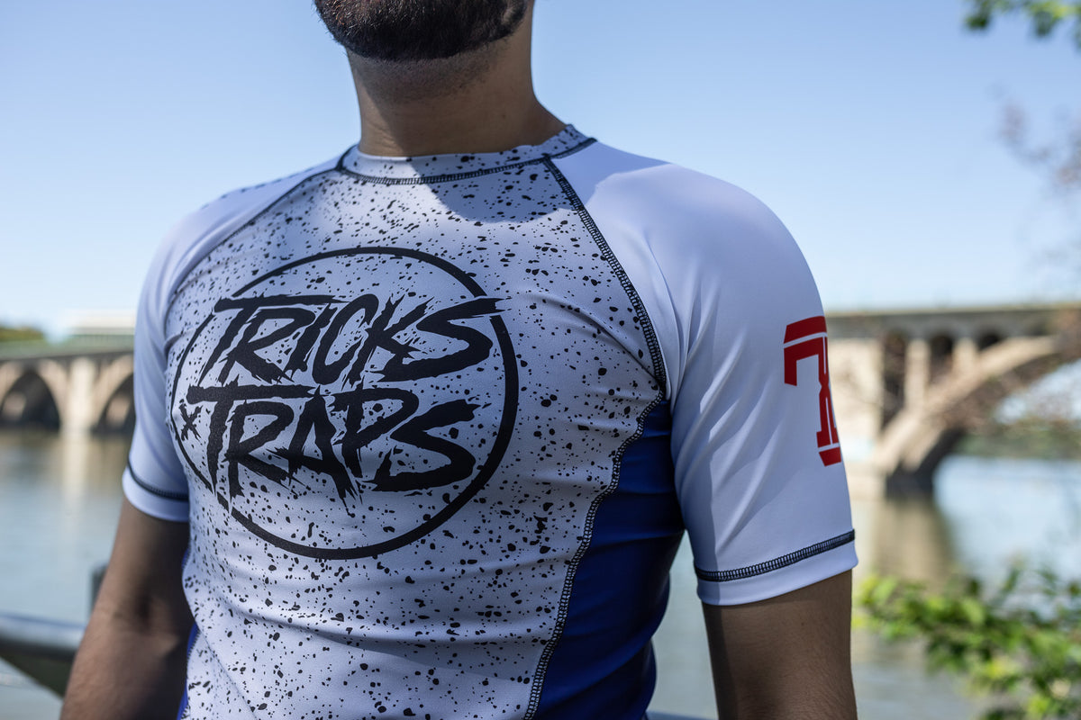 Tricks and Traps - Asphalt SS Rash Guard
