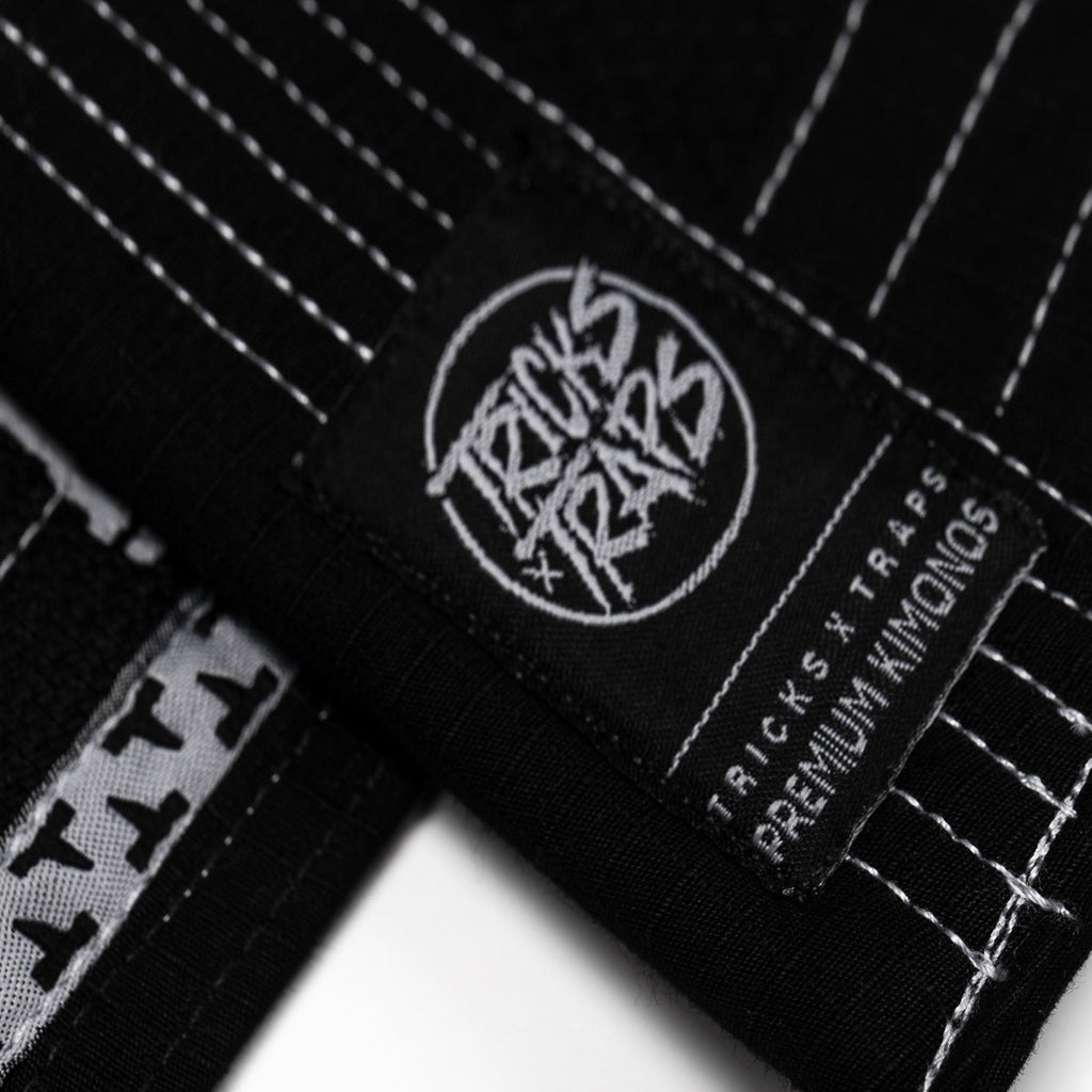 Tricks and Traps premium jiu jitsu kimonos.