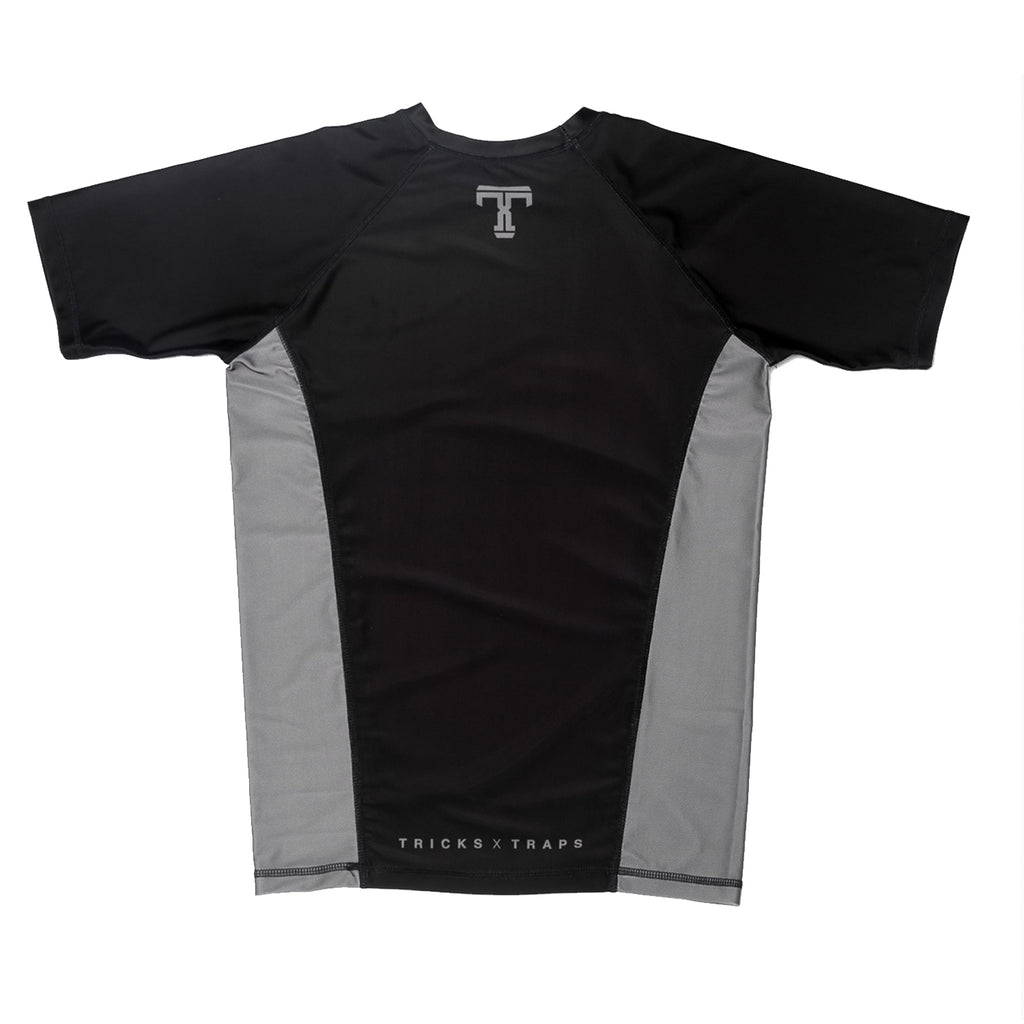 Tricks and Traps short sleeve jiu jitsu and MMA rash guard