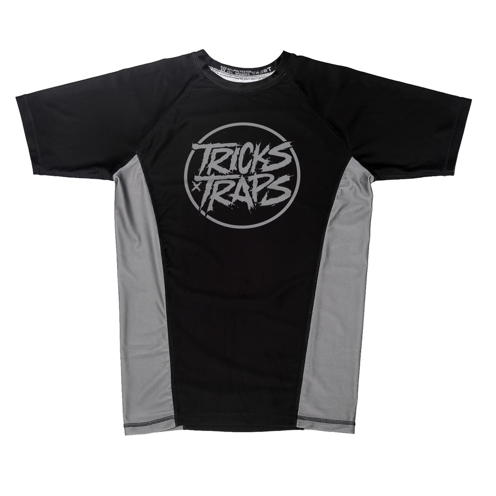 Short sleeve Tricks and Traps jiu jitsu rash guard