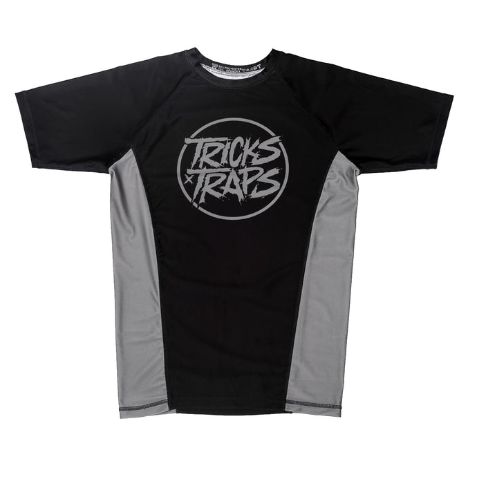 Short sleeve Tricks and Traps jiu jitsu rash guard