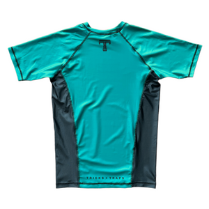 Tricks and Traps Broccoli Short Sleeve BJJ Rashguard V1