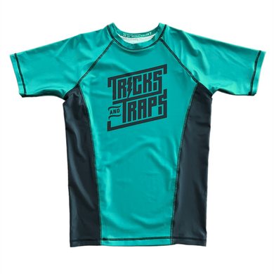 Tricks and Traps Broccoli Short Sleeve BJJ Rashguard V1