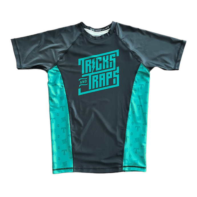 Tricks and Traps Broccoli Short Sleeve BJJ Rashguard V2
